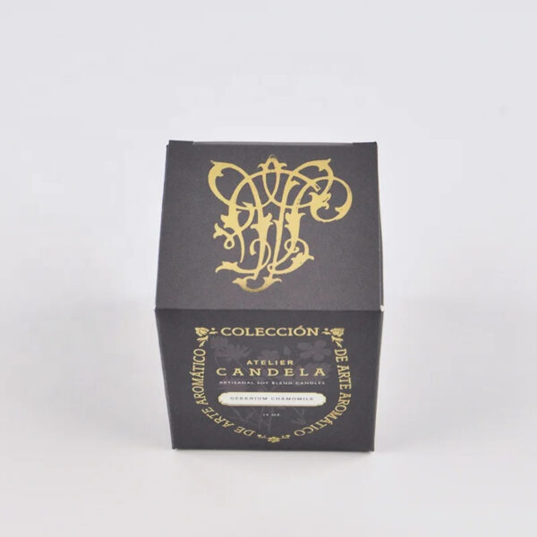 Luxury Custom Printed Candle Paper Box Packaging Design