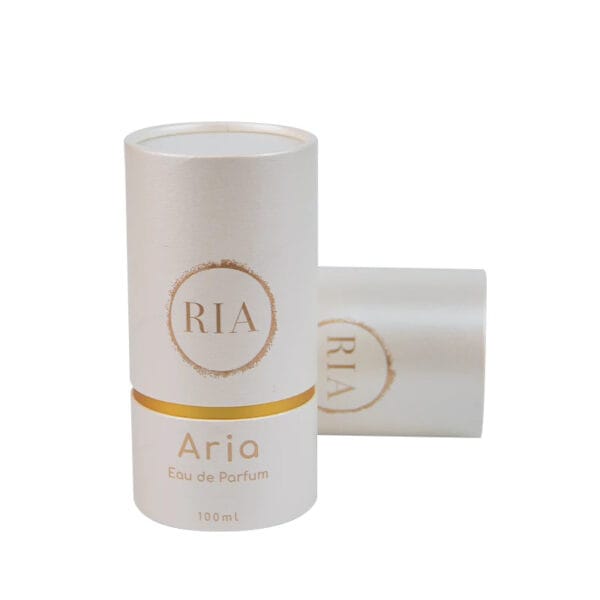 Perfume de lujo personalizado tubo de papel de embalaje con la impresión