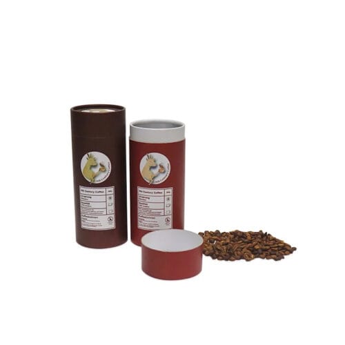 Custom Printed Coffee Bean Cylindrical Paper Tube Packaging Custom Printed Coffee Bean Cylindrical Paper Tube Packaging