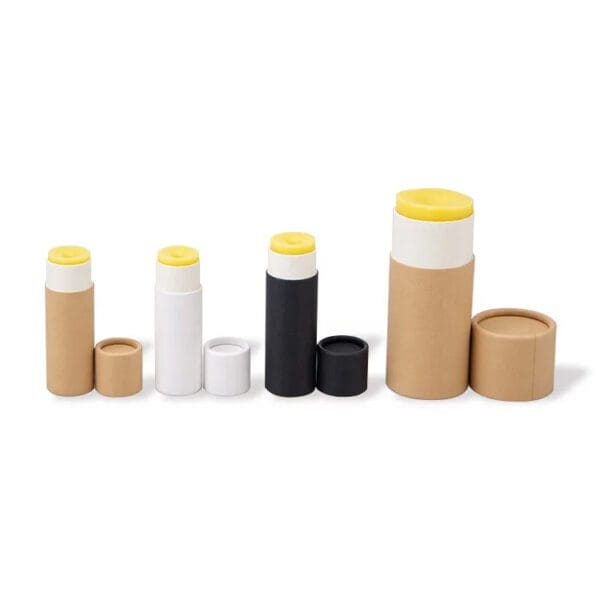 Cajas de bálsamo labial de papel kraft con impresión personalizada