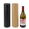 Custom Printed Kraft Paper Tube Packaging for Wine Bottles