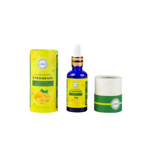 Custom Printed Paper Tube Box Packaging for Essential Oils Custom Printed Paper Tube Box Packaging for Essential Oils