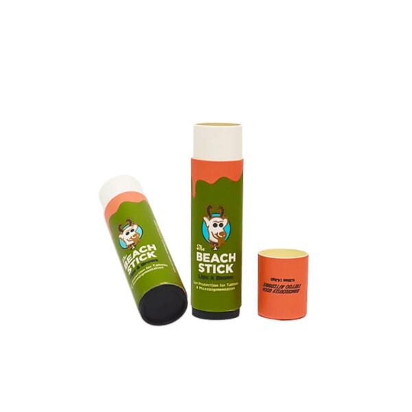 Custom Printed Paper Tube Packaging for Beach Stick Balm
