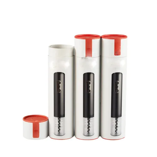 Custom Printed Paper Tube Packaging for Electric Corkscrews