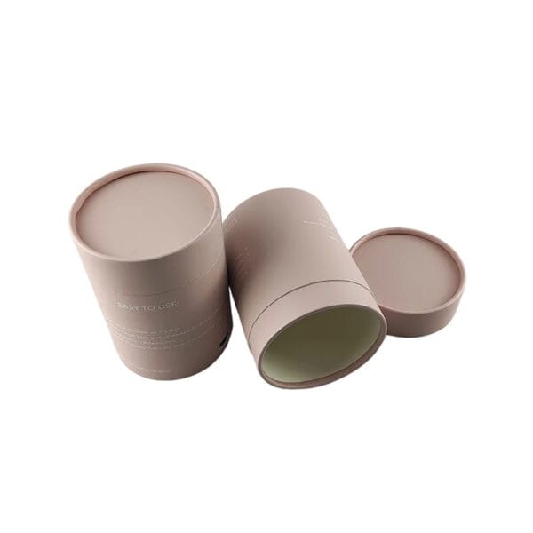 Envasado en tubo de papel impreso personalizado para juegos de vasos de silicona