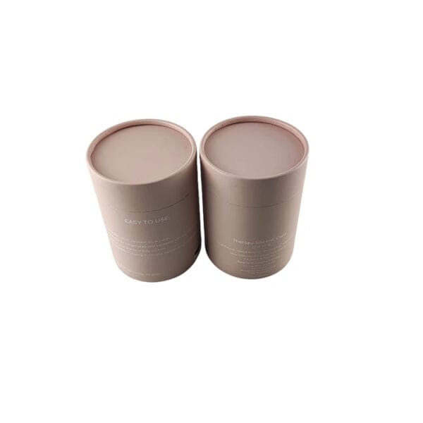 Envasado en tubo de papel impreso personalizado para juegos de vasos de silicona