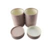 Envasado en tubo de papel impreso personalizado para juegos de vasos de silicona
