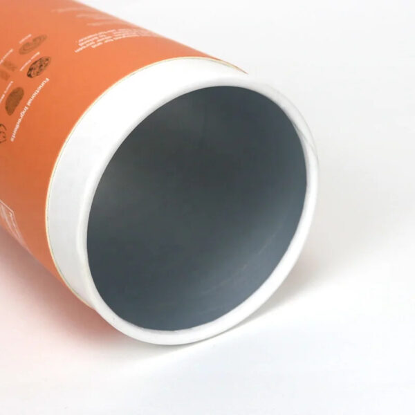 Custom Printed Paper Tube Packaging for Superfood Powder