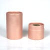 Imballaggio personalizzato del tubo di carta dell'oro rosa per la scatola dei cosmetici