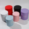 Custom Round Paper Tube Flower Gift Boxes With Lids and Logo