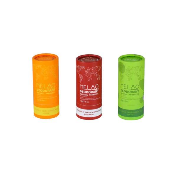 Desodorante ecológico Push-Up Tubo de papel con impresión