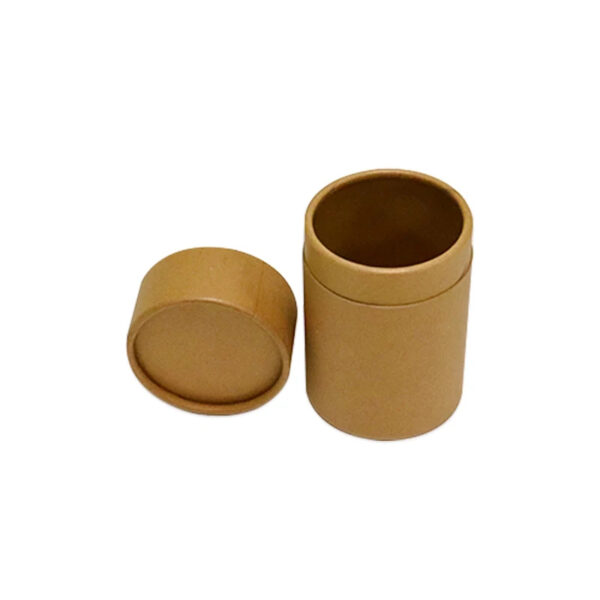 Custom Kraft Paper Tube Packaging for Cosmetic Jar Sets