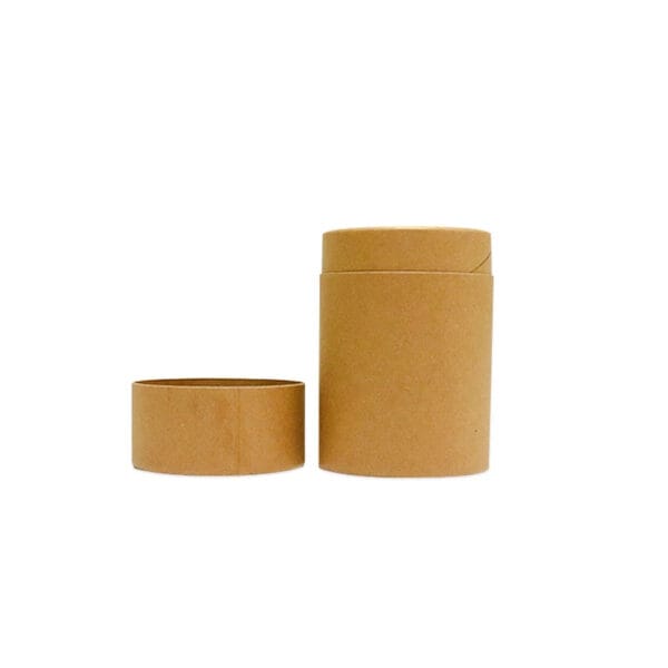 Custom Kraft Paper Tube Packaging for Cosmetic Jar Sets