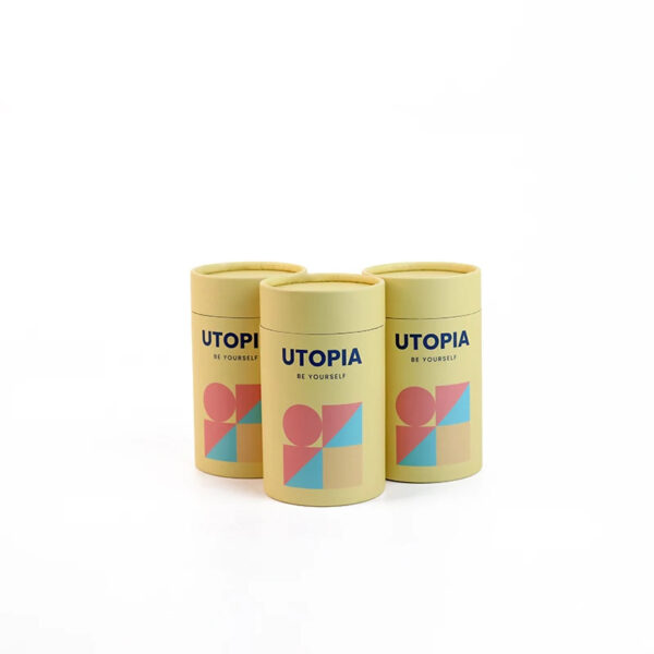 Custom Kraft Paper Tube Packaging for Gifts and Cosmetics