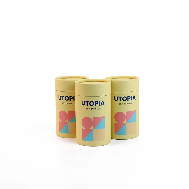 Custom Kraft Paper Tube Packaging for Gifts and Cosmetics