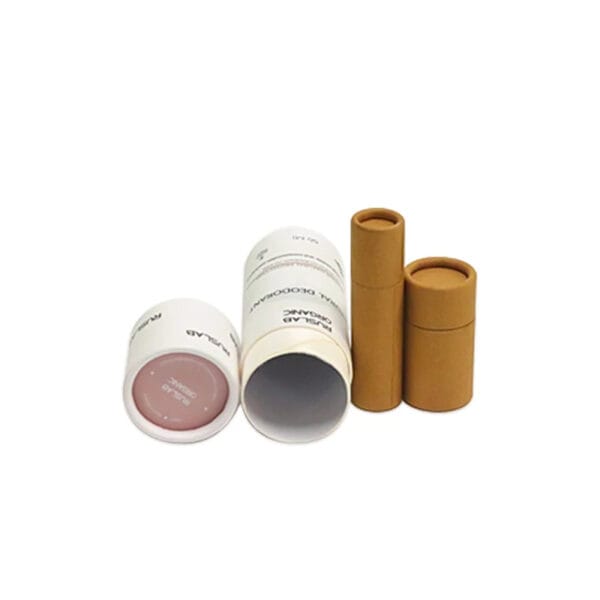 Custom Kraft Paper Tube Packaging for Natural Deodorant
