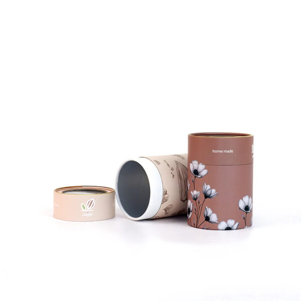 Custom Printed Food Grade Paper Tube Packaging Boxes for Tea