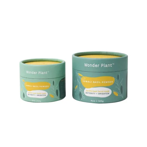 Custom Printed Paper Tube Packaging for Facial Mask Powder