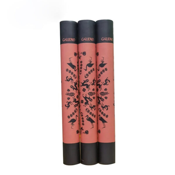 Long Printed Paper Tube Packaging with Detachable End Cap