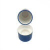 Matte Blue Rigid Paper Tube Box with Protective Foam Insert