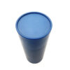 Matte Blue Rigid Paper Tube Box with Protective Foam Insert