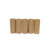 Tubos cilíndricos de papel kraft natural con tapas telescópicas