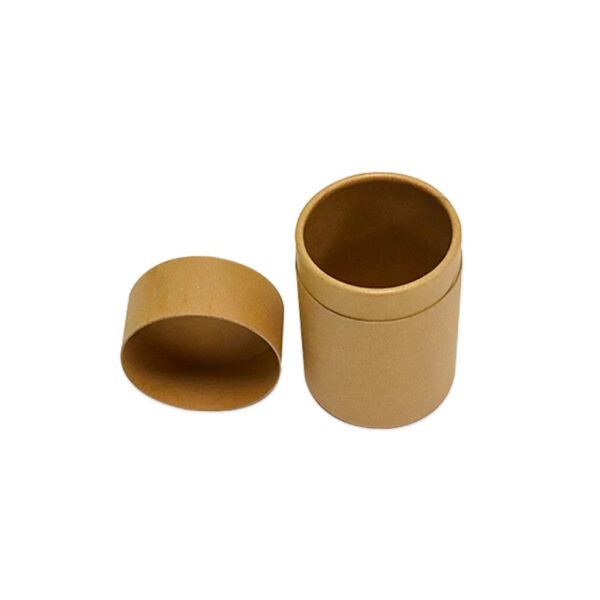 Natural Kraft Telescoping Paper Tube Gift Packaging Box