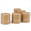 Wholesale Kraft Bath Bomb Tube with Printed Logo and Lid