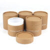 Wholesale Kraft Bath Bomb Tube with Printed Logo and Lid