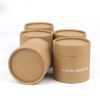 Wholesale Kraft Bath Bomb Tube with Printed Logo and Lid