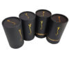 cylindrical perfume box, rigid paper tube, foil stamped packaging